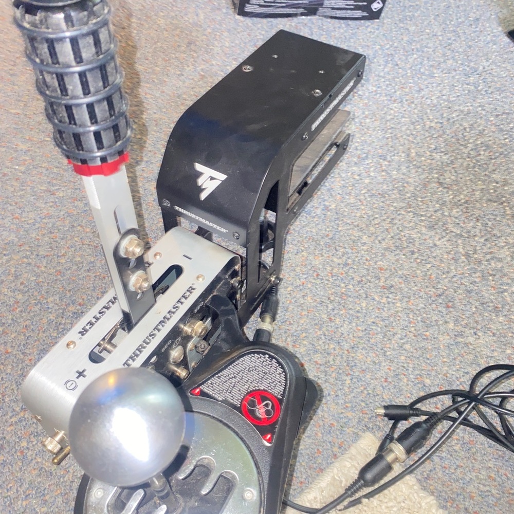 Thrustmaster brake gear shifter cables and clamp - Picture 3 of 9